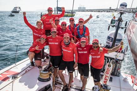 VNR Alert: MAPFRE draw first blood in 2017-18 Volvo Ocean Race